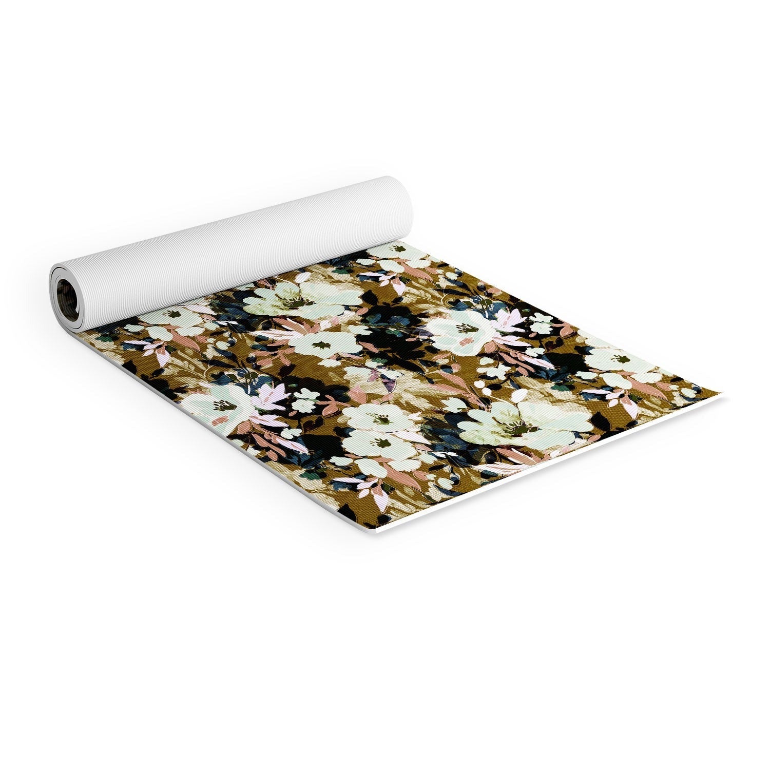 Marta Barragan Camarasa Romantic Floral Fusion Yoga Mat
