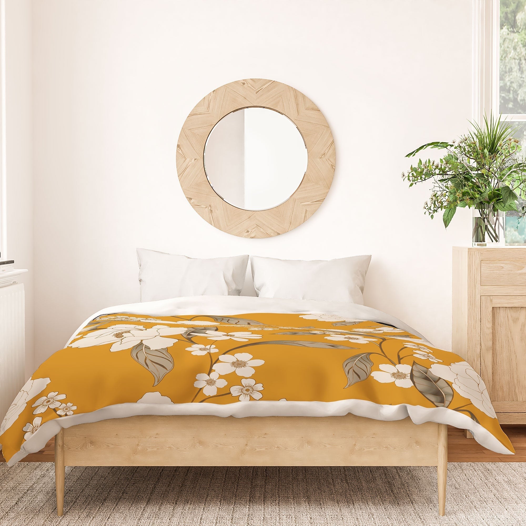Gabriela Fuente Roberta Sunflower Duvet Cover