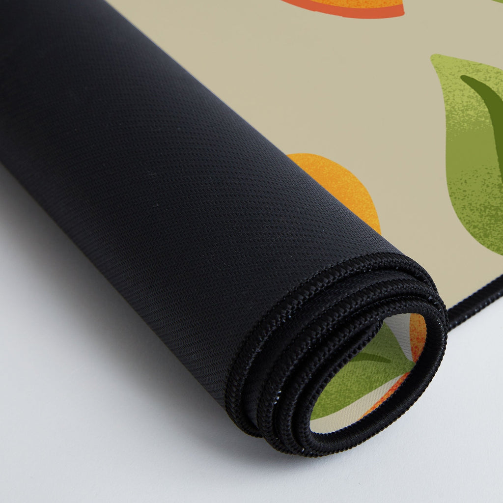 Jessica Molina Peach Pattern Desk Mat