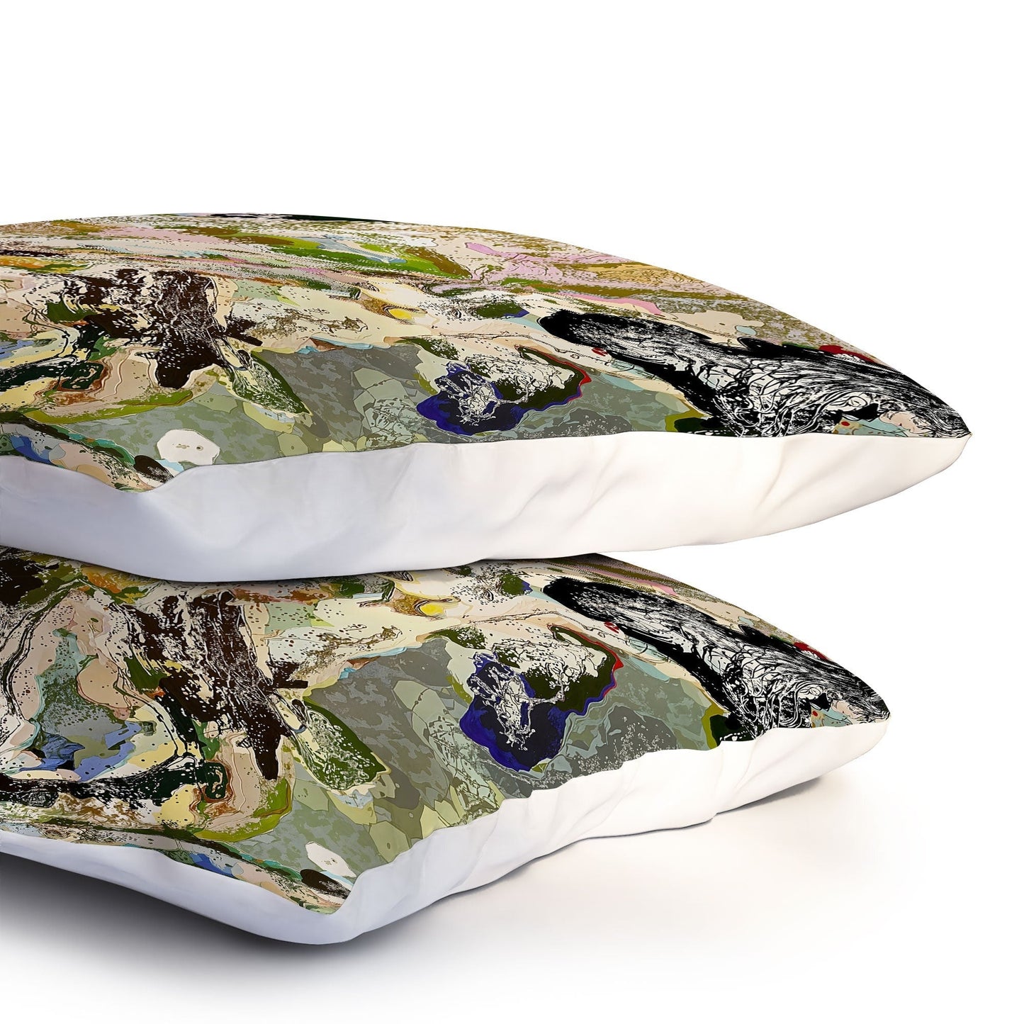 83 Oranges Echoes Beneath the Surface Pillow Shams