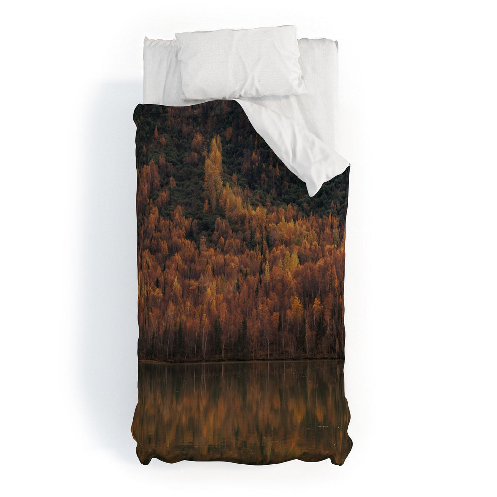 Hannah Kemp Fall Lake Duvet Cover