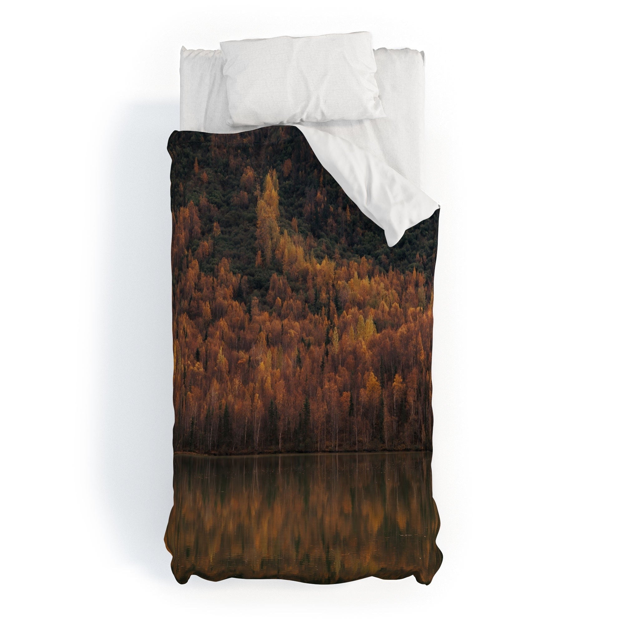 Hannah Kemp Fall Lake Duvet Cover