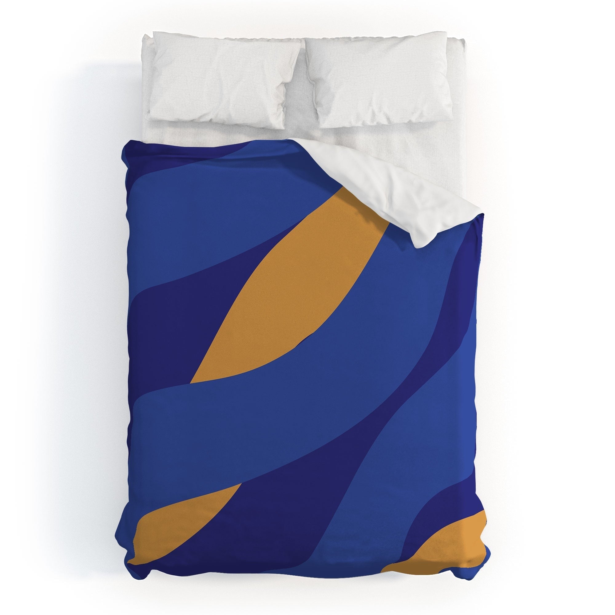 Camilla Foss Pebbles in Stream Duvet Cover