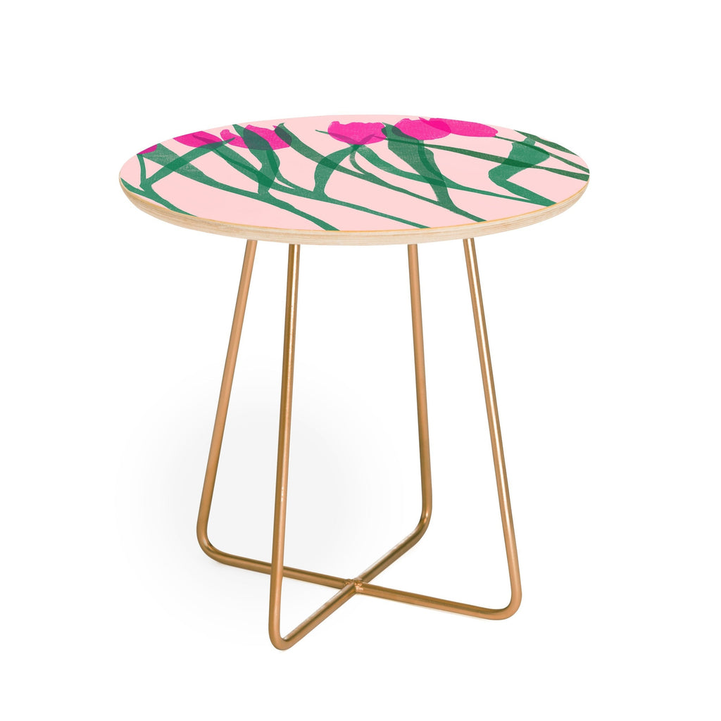 Garima Dhawan tulips 14 Round Side Table