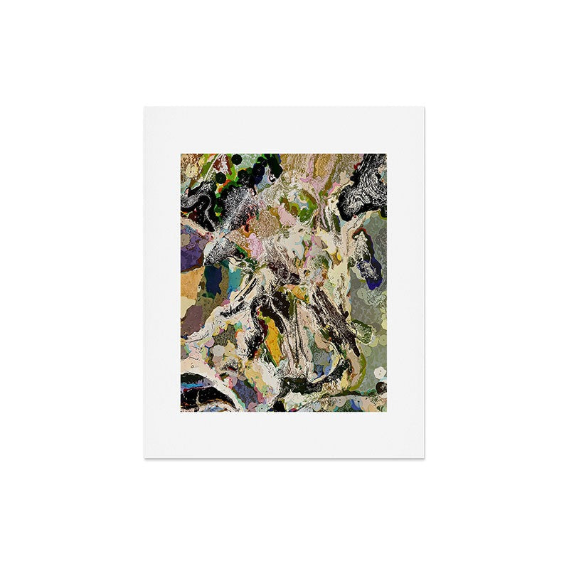 83 Oranges Echoes Beneath the Surface Art Print