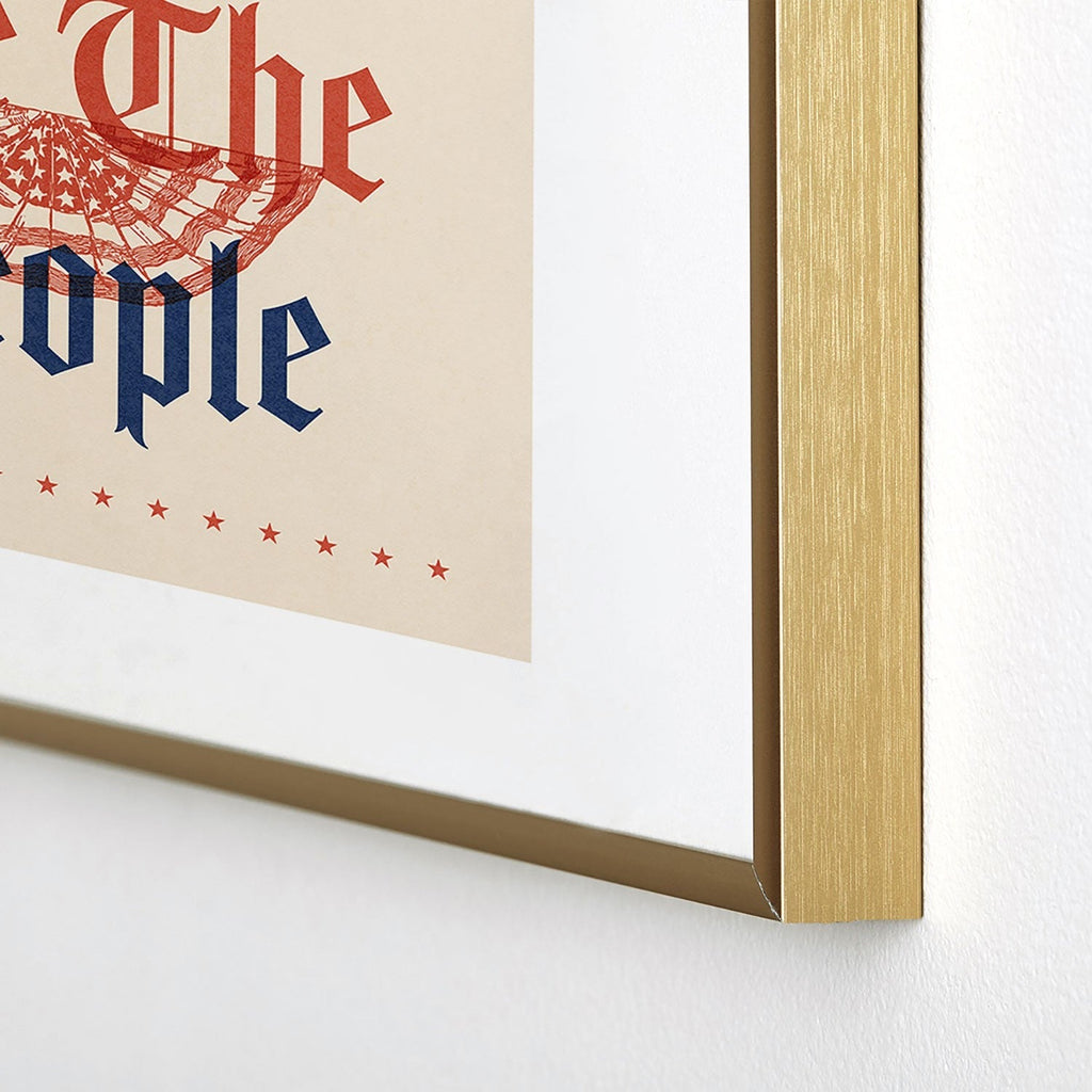 DENY Designs We The People ii Metal Framed Art Print