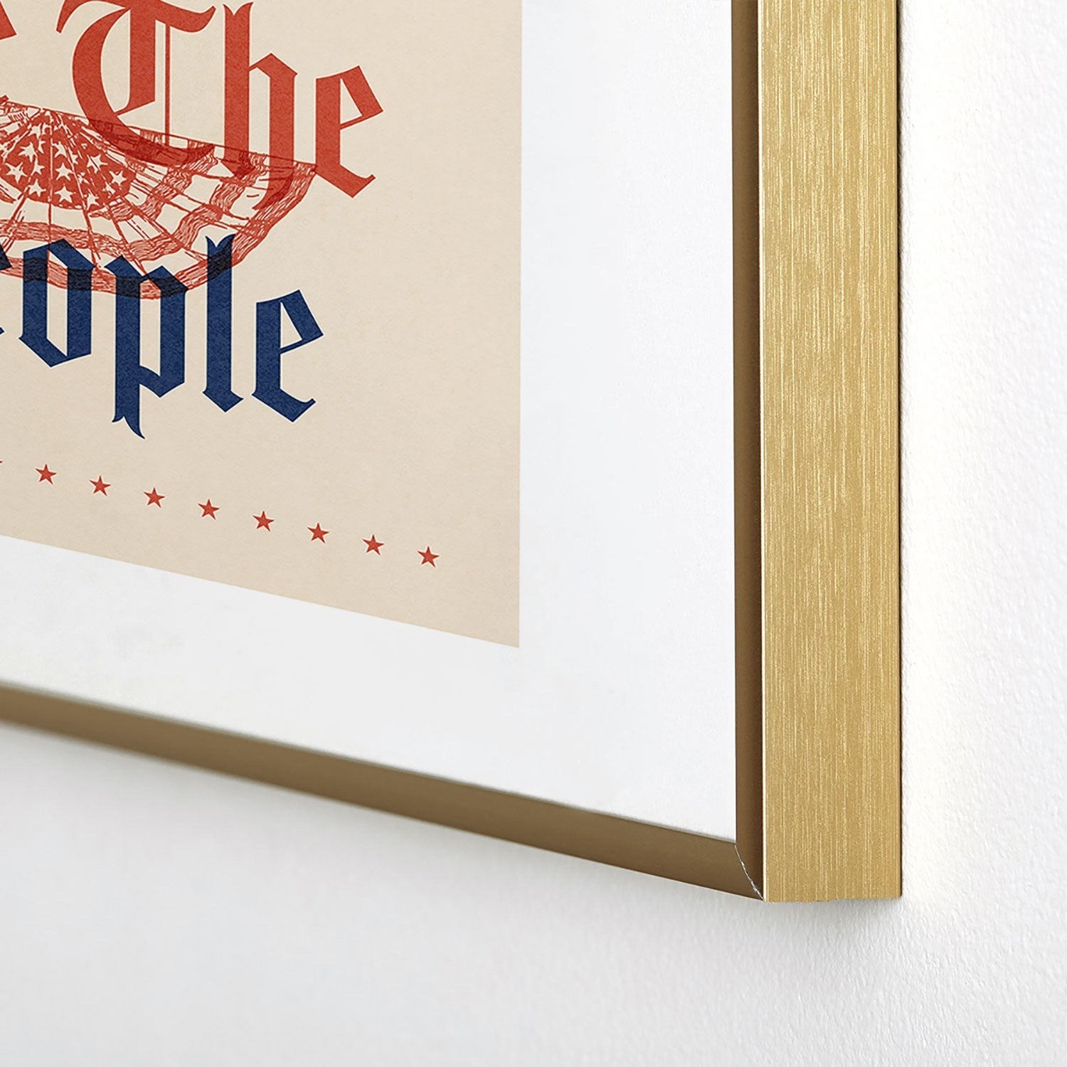 DENY Designs We The People ii Metal Framed Art Print