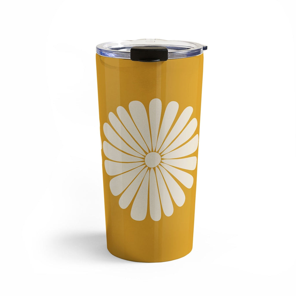 Colour Poems Retro Daisy XIX Travel Mug