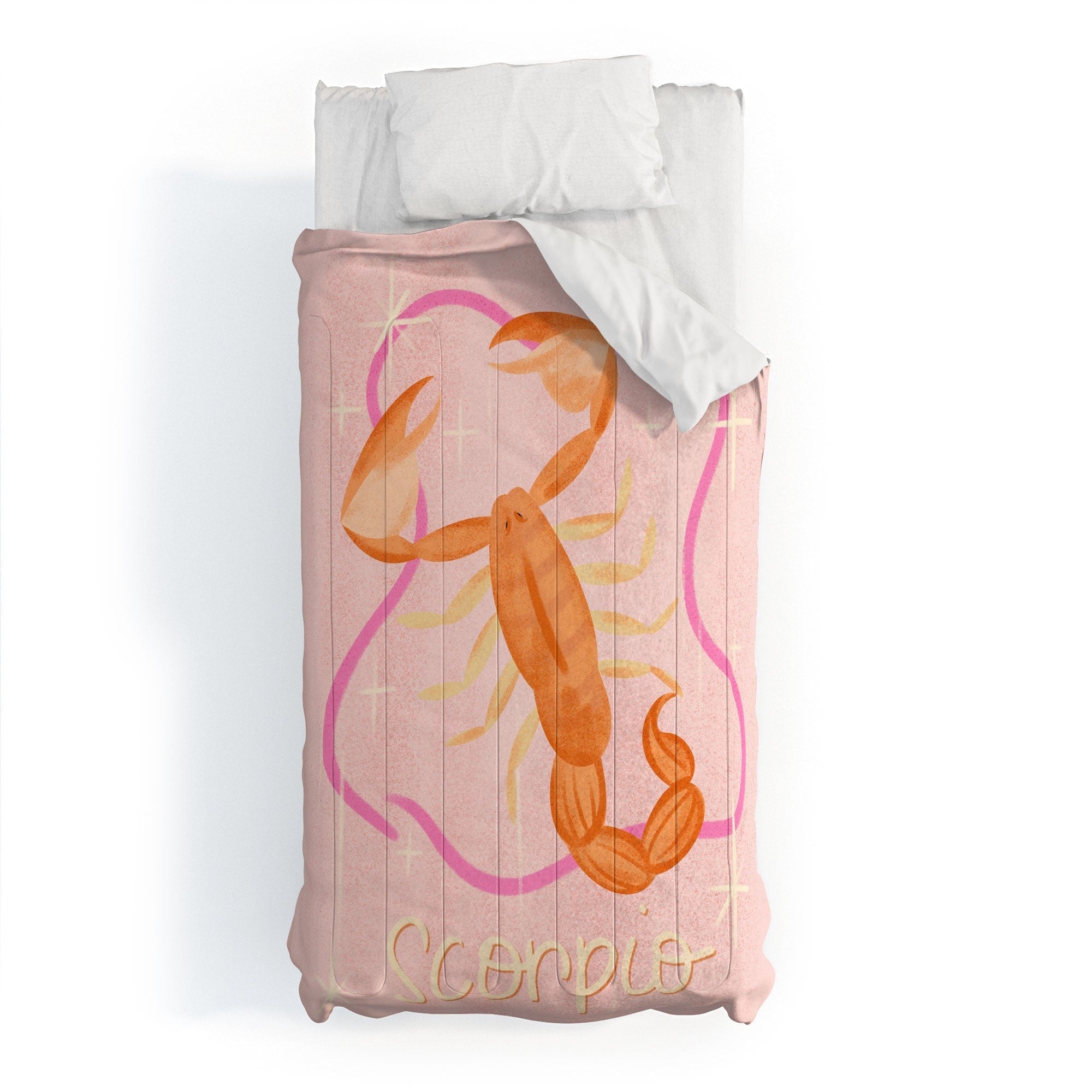 Little Om Zodiac Sign Scorpio Comforter