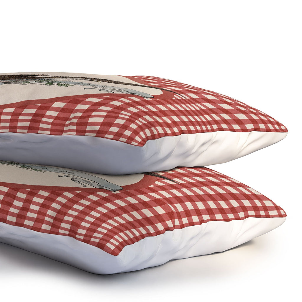 DENY Designs Gingham Eagle Pillow Shams
