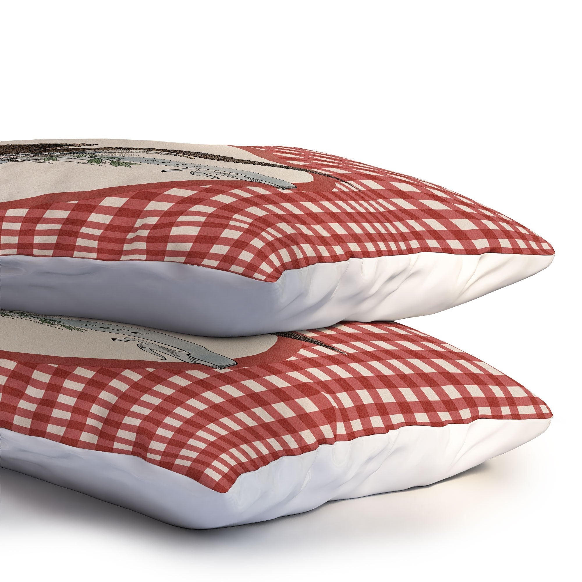 DENY Designs Gingham Eagle Pillow Shams