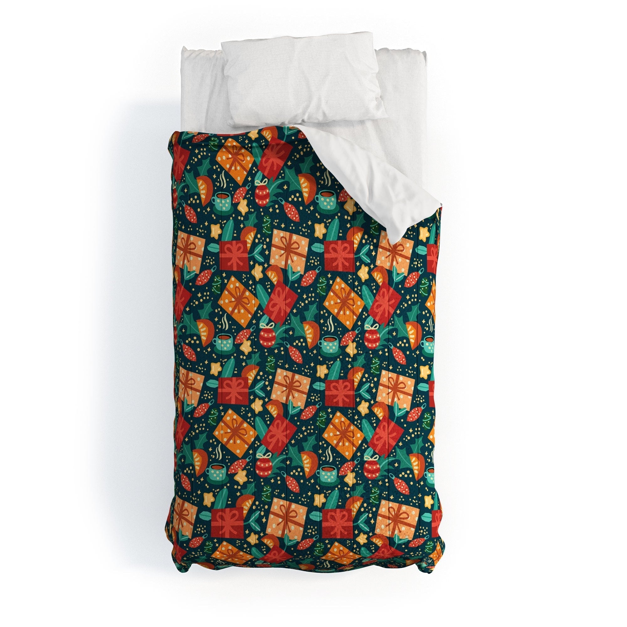 Valeria Frustaci Christmas pattern Comforter