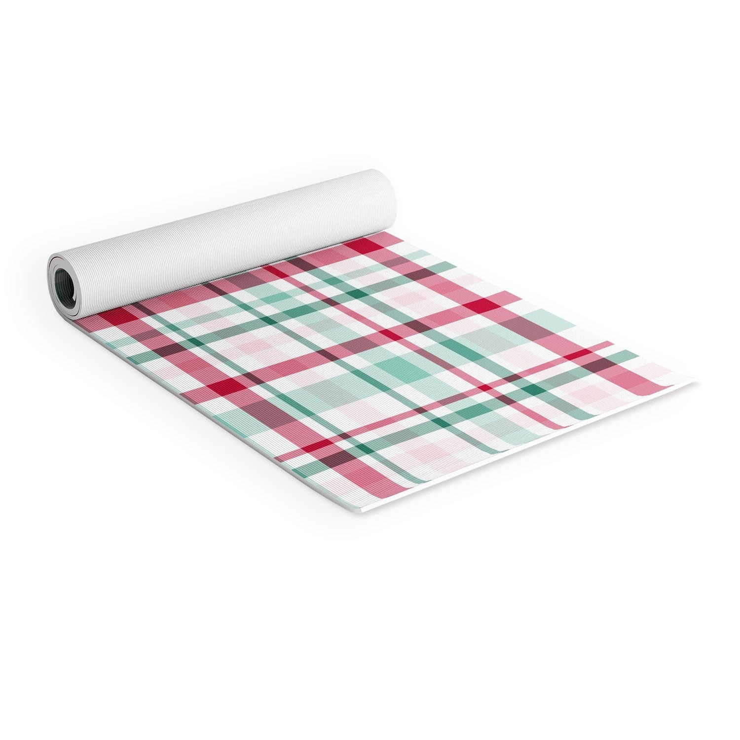 Lisa Argyropoulos Merry Vintage Plaid Yoga Mat