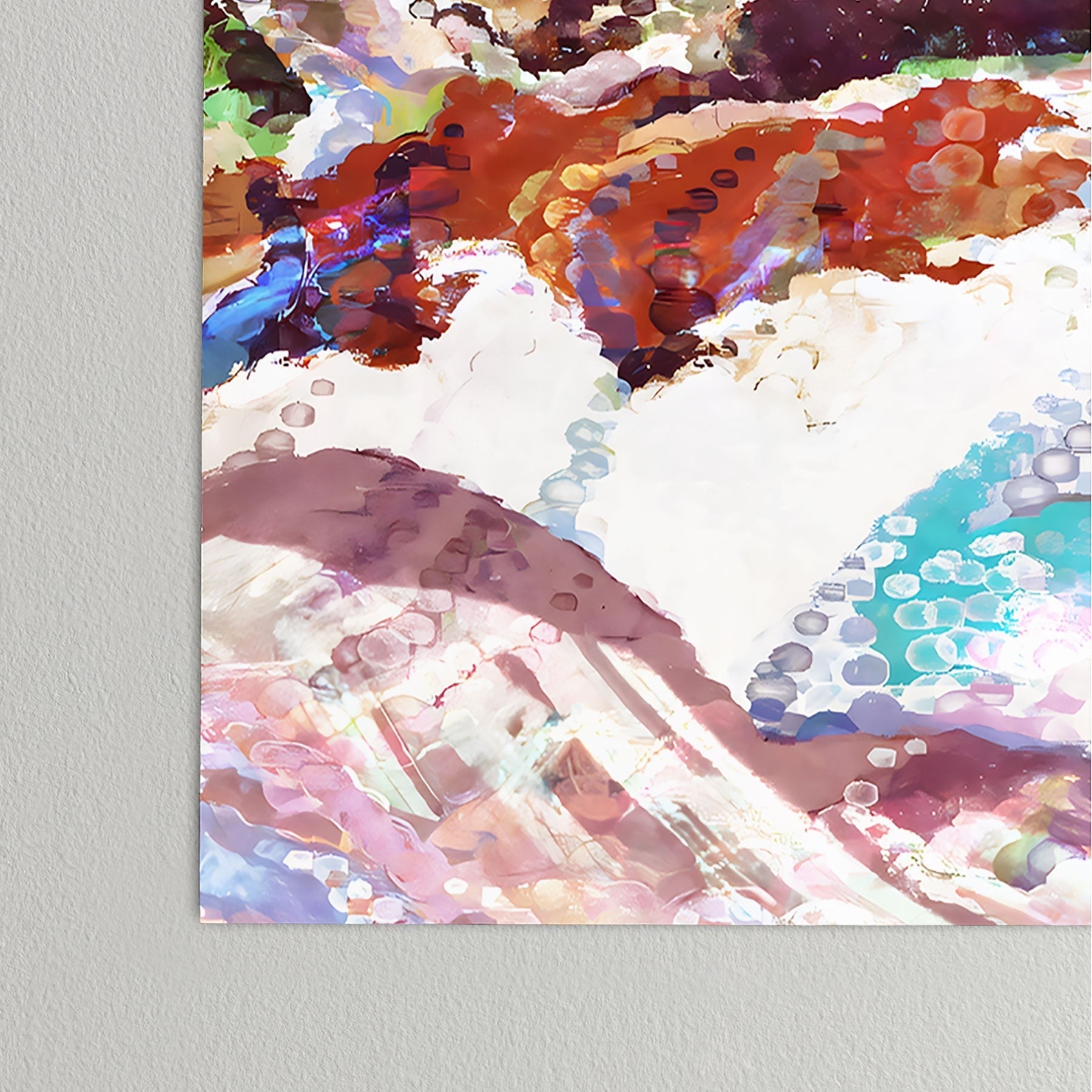 83 Oranges Sequin Haze Poster