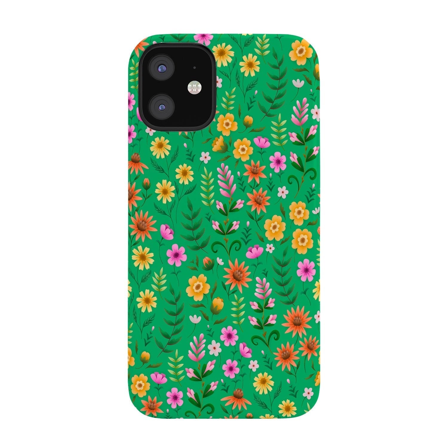 Pimlada Phuapradit Ditsy Spring Floral Green Phone Case