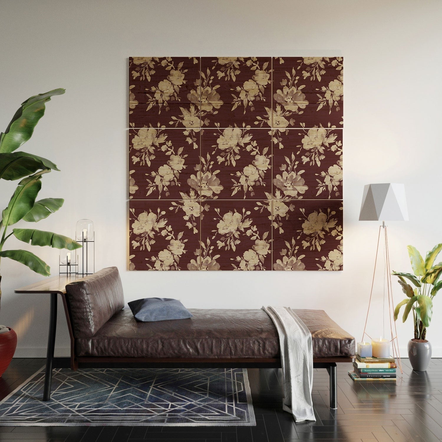 Marta Barragan Camarasa Antique Petal Romance Wood Wall Mural