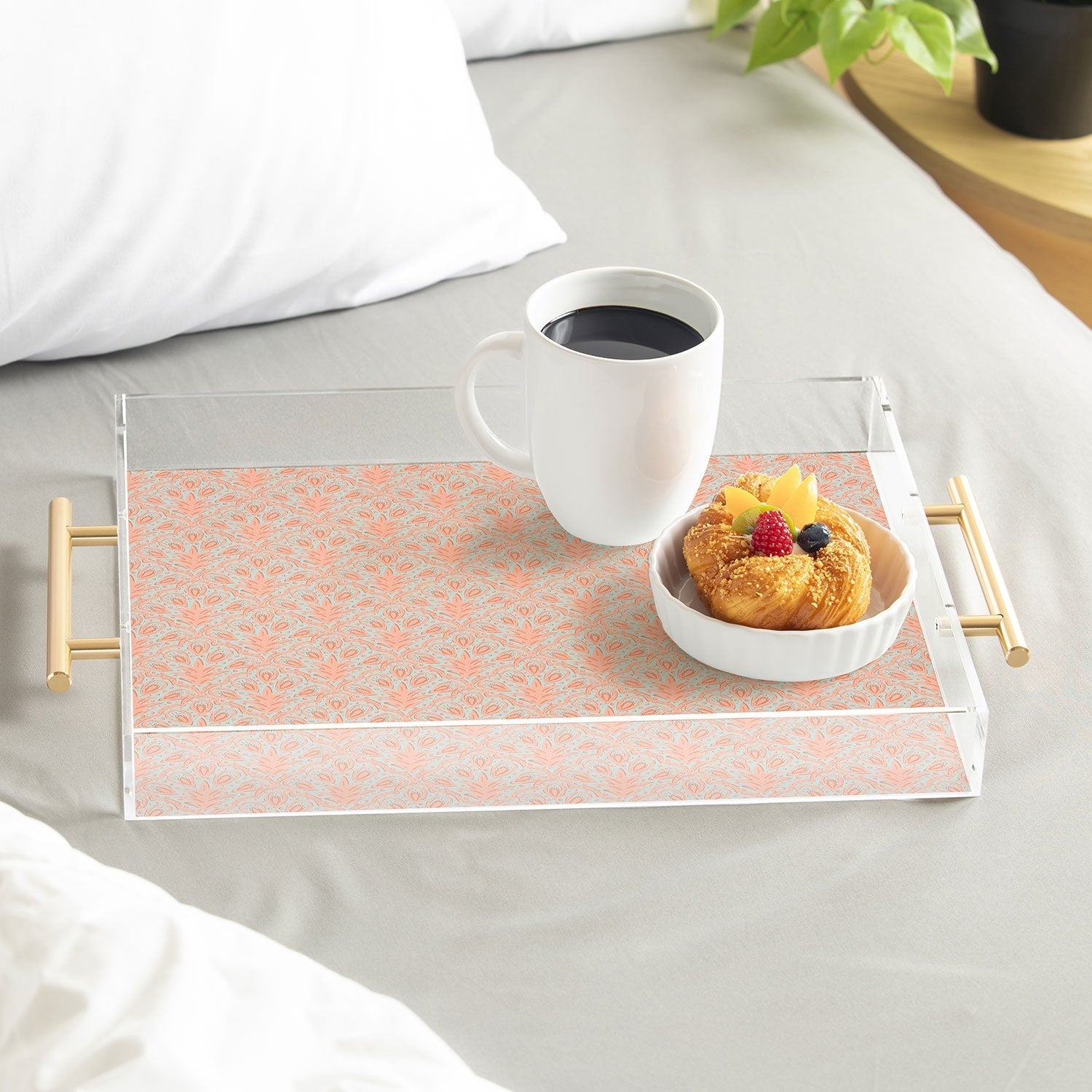 CoastL Studio Palm Scallop Acrylic Tray