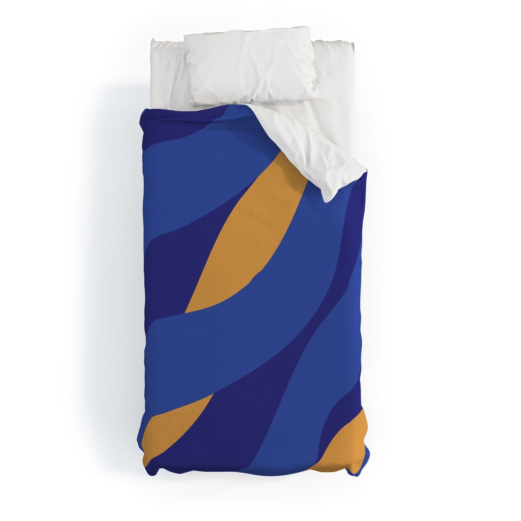 Camilla Foss Pebbles in Stream Duvet Cover
