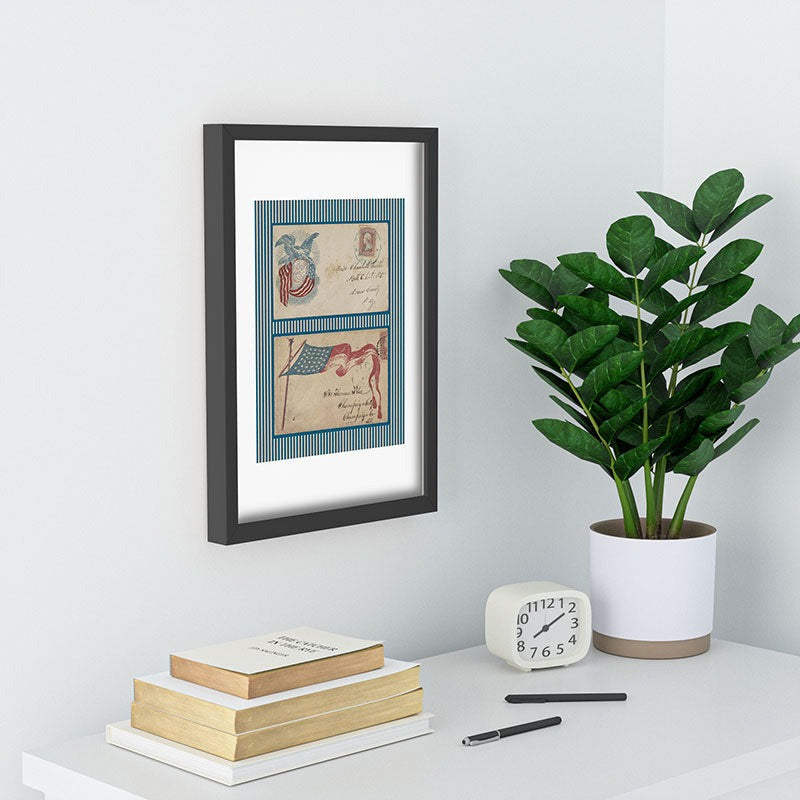 DENY Designs Civil War Envelopes Recessed Framing Rectangle