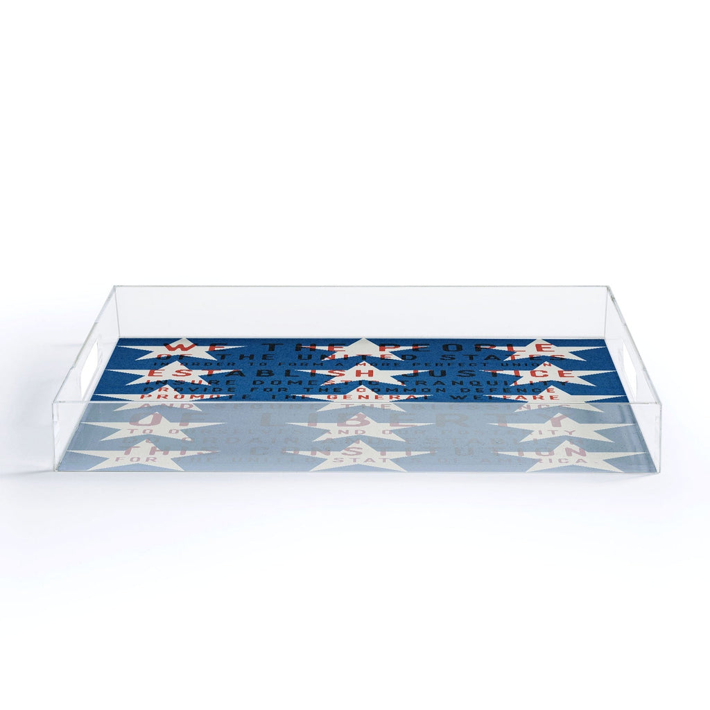DENY Designs Starred Preamble Acrylic Tray