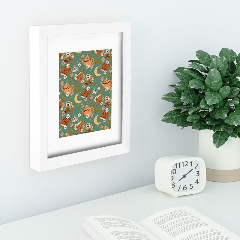 Avenie Moonlit Reading Nook I Recessed Framing Rectangle