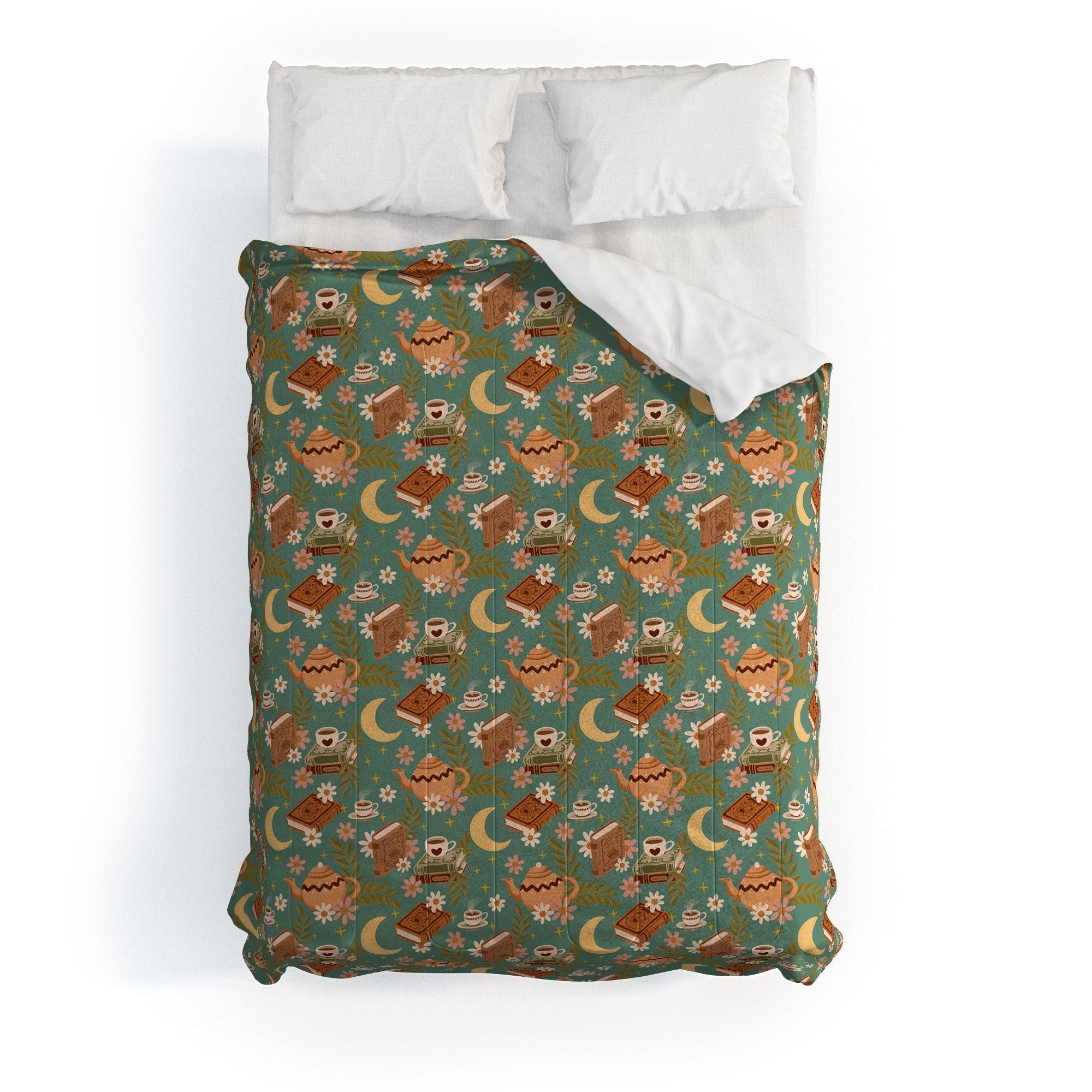 Avenie Moonlit Reading Nook I Comforter