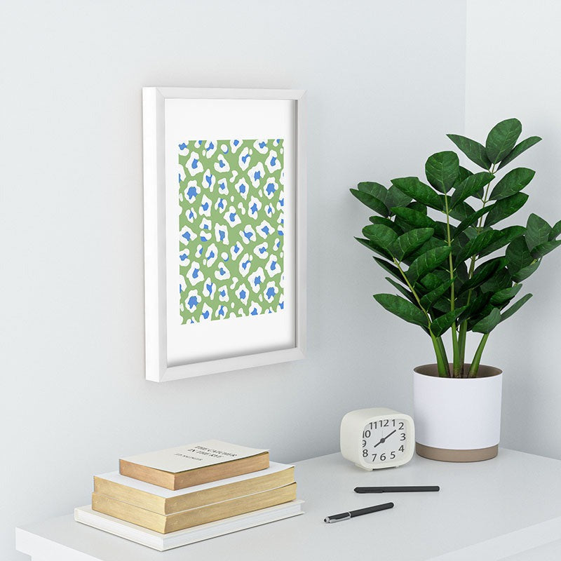 Avenie BR Cheetah Print Recessed Framing Rectangle