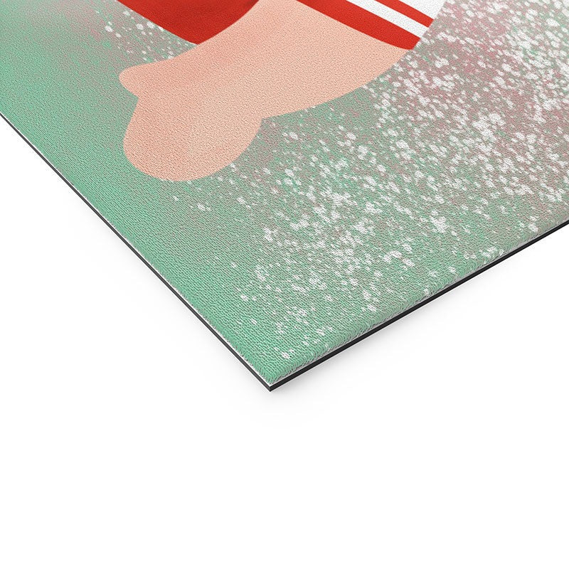 Design by Spark Sporty Football Santa Welcome Mat