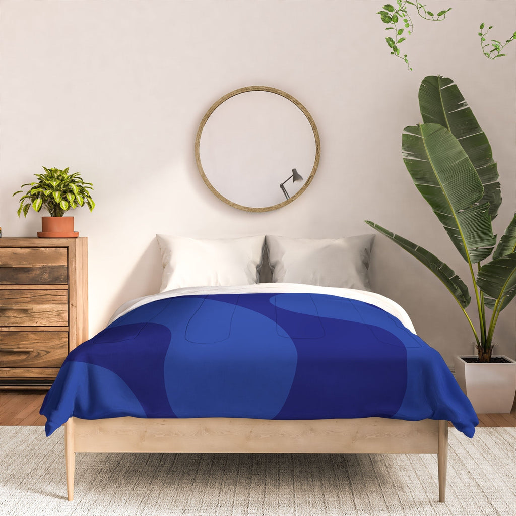 Camilla Foss Blue Pebble Comforter
