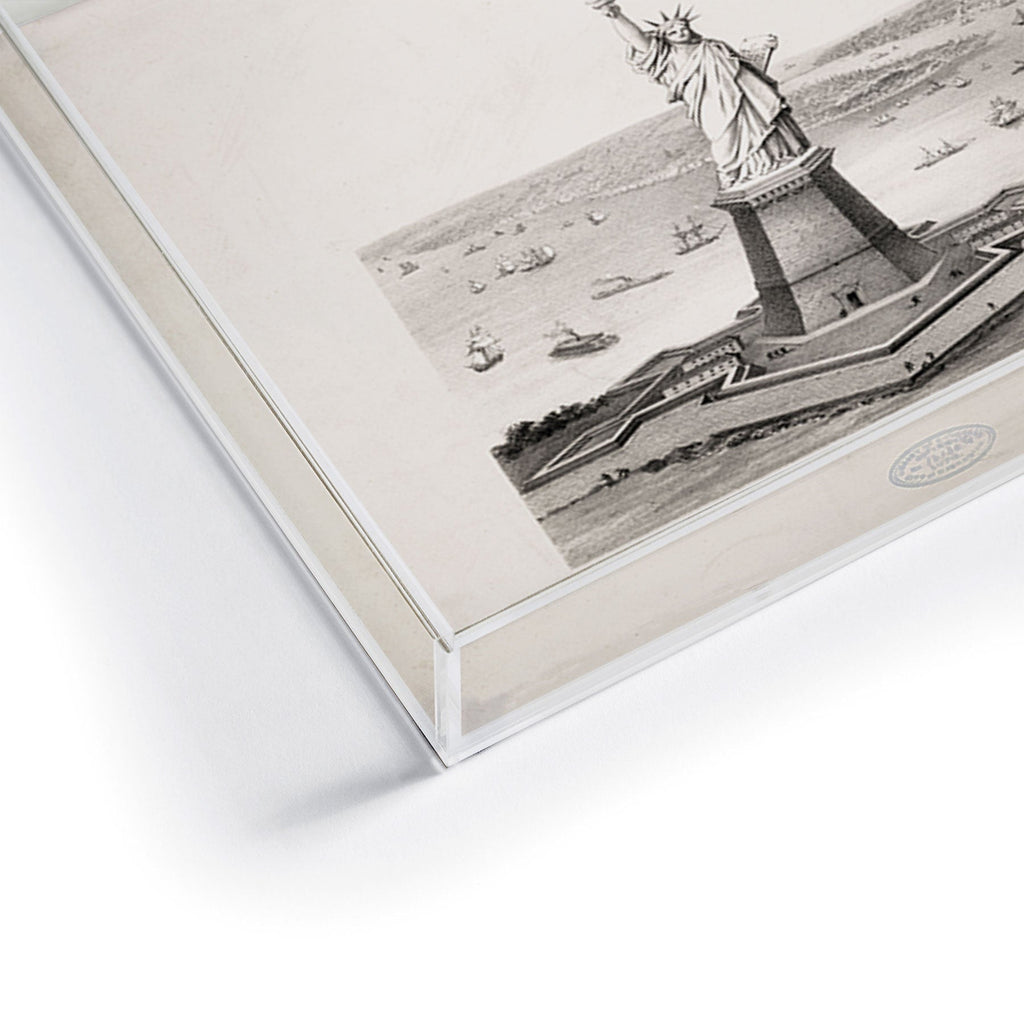 DENY Designs Vintage Lady Liberty Acrylic Tray
