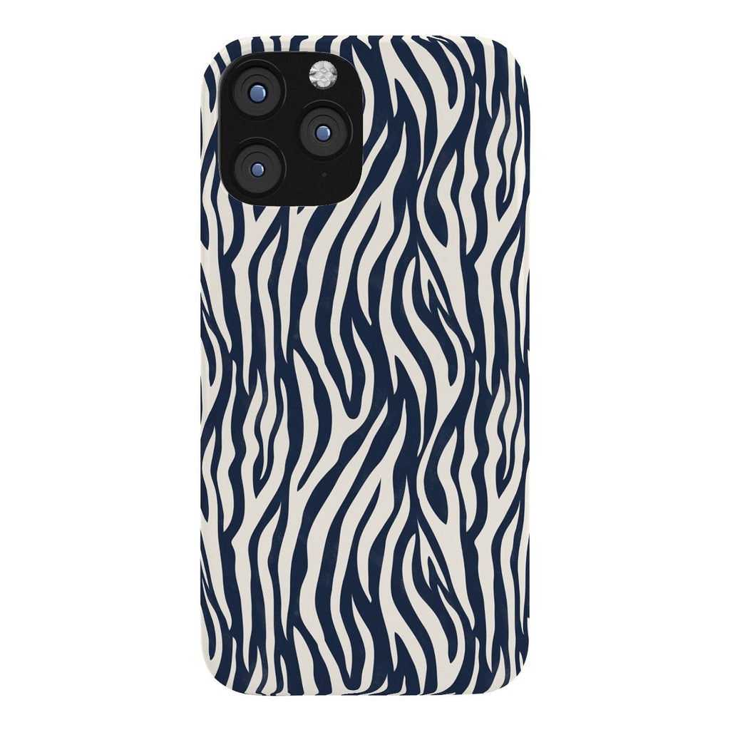 Avenie BR Navy Tiger Stripes Phone Case