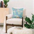 Gabriela Fuente Emma Blue Throw Pillow