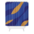 Camilla Foss Pebbles in Stream Shower Curtain