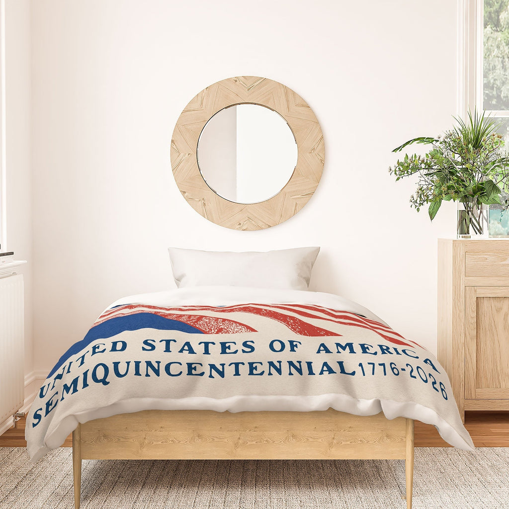 DENY Designs Stars n Stripes Semiquincentennial Duvet Cover