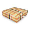 Marta Barragan Camarasa Retro Picnic Plaid Warm Tones Outdoor Floor Cushion