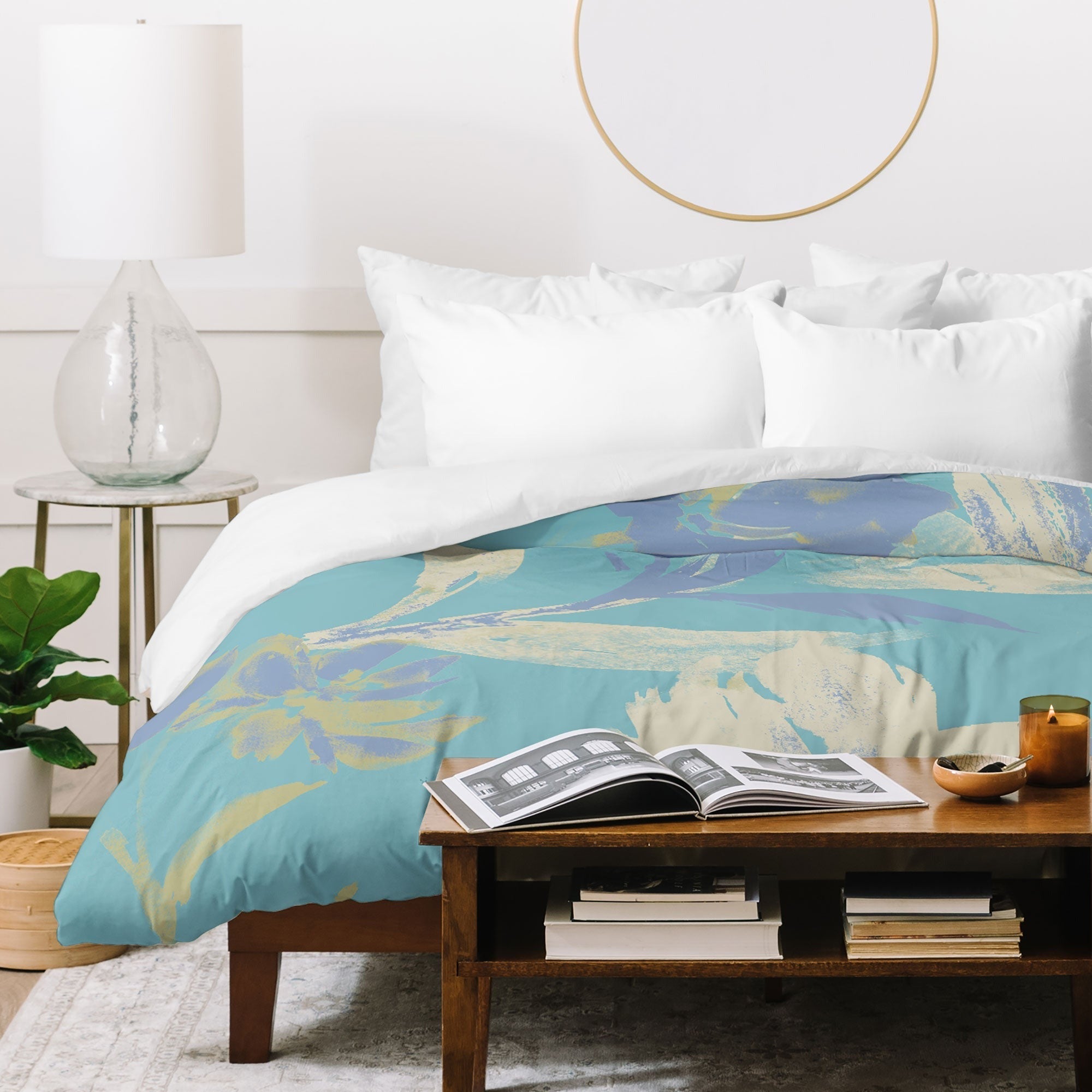 Gabriela Fuente Emma Floral Duvet Cover