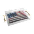 DENY Designs Flag Attributed to Elizabeth Schuyler Hamilton Acrylic Tray