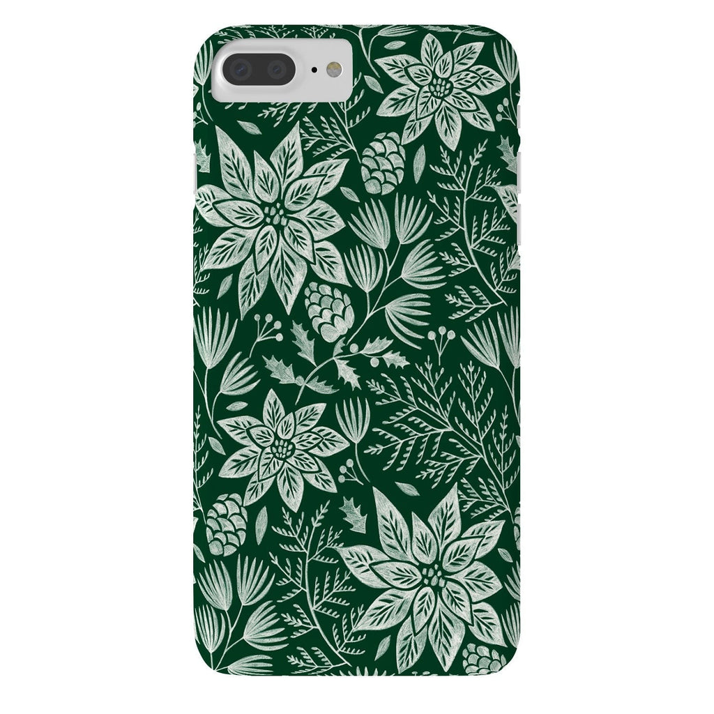 Pimlada Phuapradit Christmas Poinsettia Phone Case