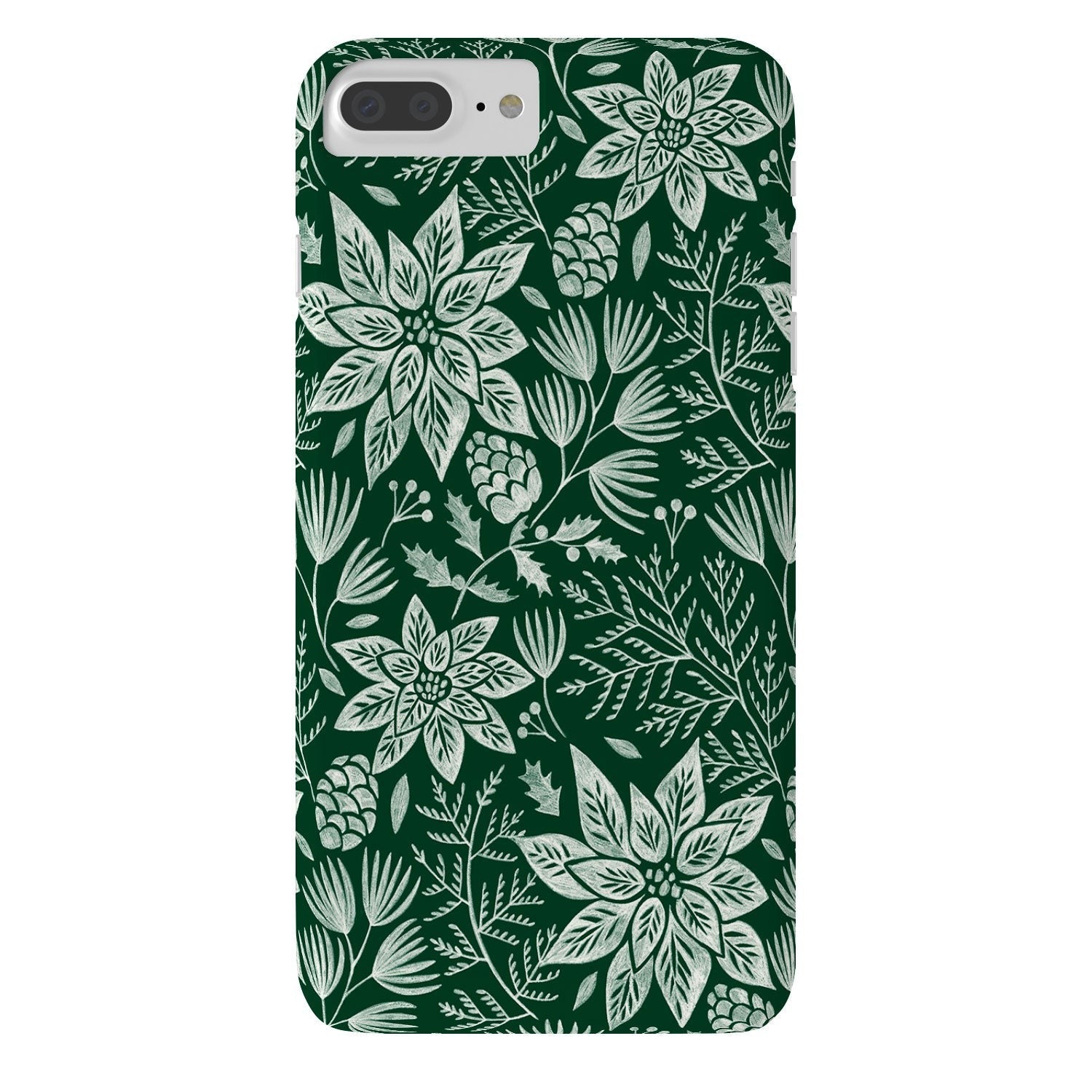 Pimlada Phuapradit Christmas Poinsettia Phone Case
