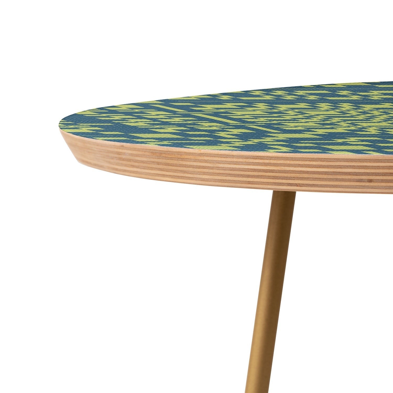 Marta Barragan Camarasa Nostalgic Grid Design Round Side Table