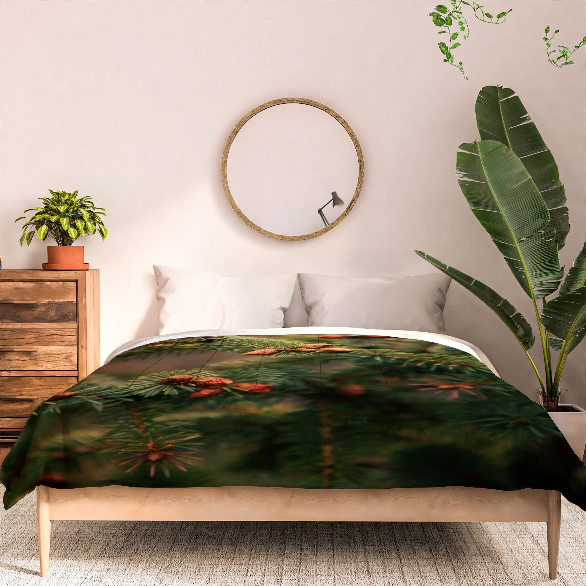 Hannah Kemp Spruce Tips Comforter