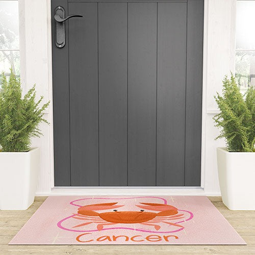 Little Om Zodiac Signs Cancer Welcome Mat
