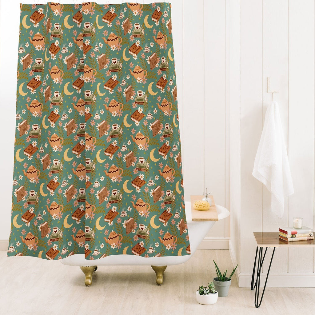 Avenie Moonlit Reading Nook I Shower Curtain