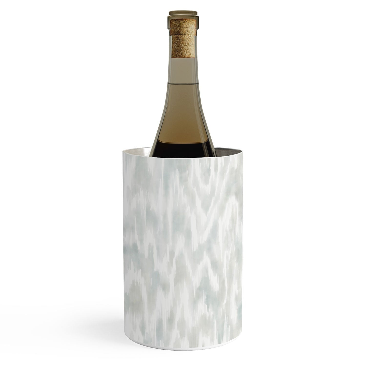 Jacqueline Maldonado Watercolor Wood Grain Wine Chiller