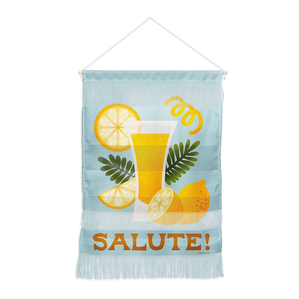 Jessica Molina Limoncello Cocktail Wall Hanging Portrait
