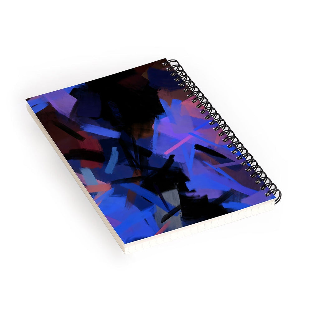 83 Oranges Midnight Sparks Spiral Notebook