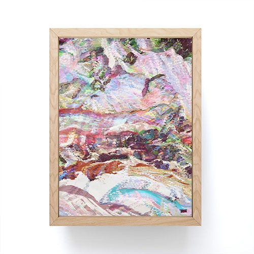83 Oranges Sequin Haze Framed Mini Art Print