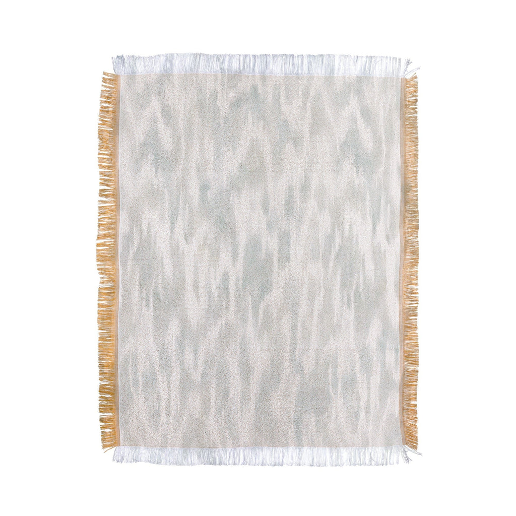 Jacqueline Maldonado Watercolor Wood Grain Throw Blanket