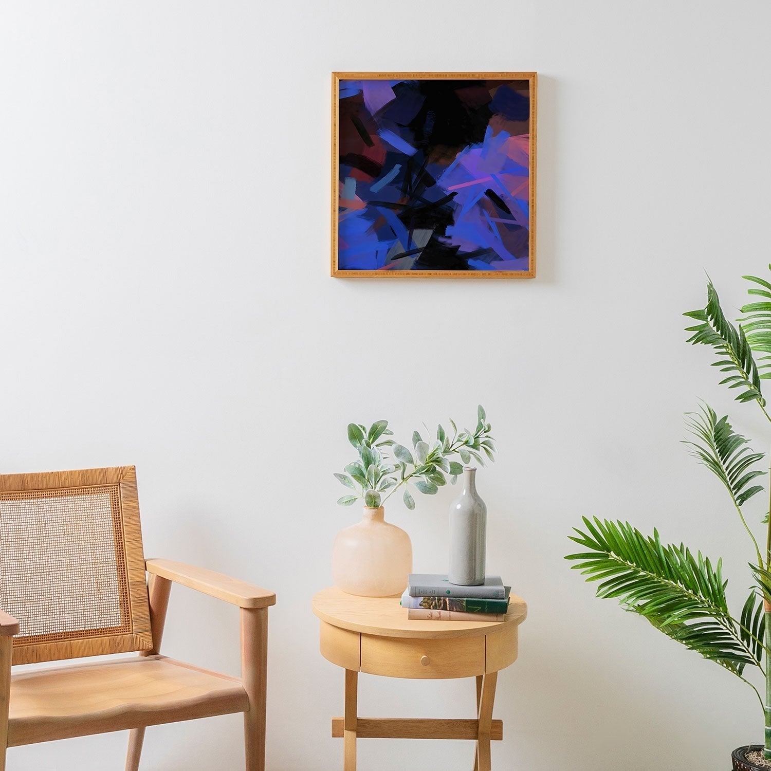 83 Oranges Midnight Sparks Framed Wall Art