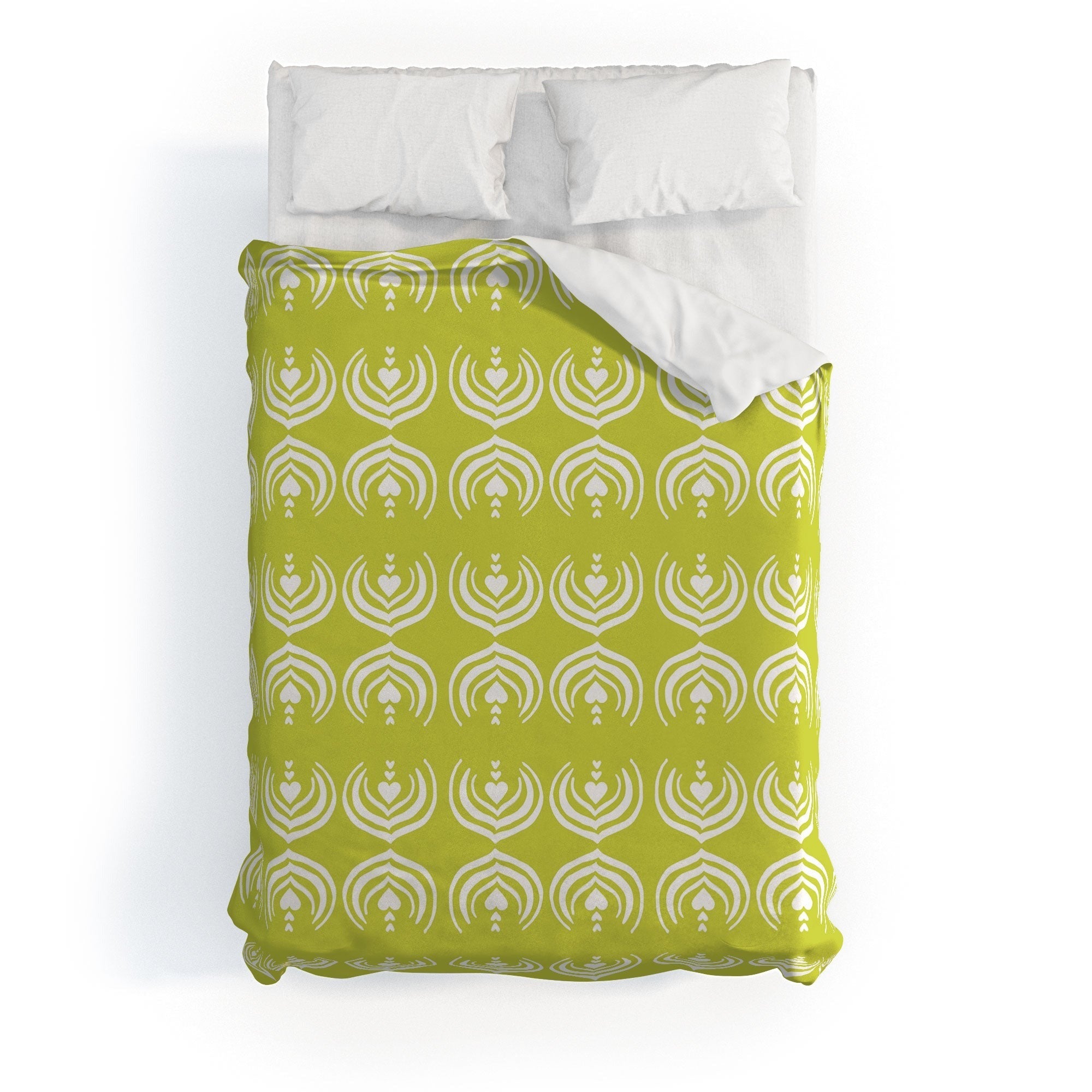 Design by Spark Matcha Latte Art Duvet Cover